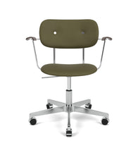 Load image into Gallery viewer, Co Task Chair, Fully Upholstered w. Armrest & Aluminium base