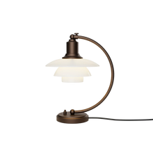 Load image into Gallery viewer, PH 2/2 Luna Aged Brass Opal Table Lamp