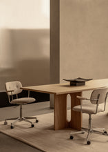 Load image into Gallery viewer, Co Task Chair, Fully Upholstered w. Armrest & Aluminium base