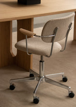 Load image into Gallery viewer, Co Task Chair, Fully Upholstered w. Armrest & Aluminium base