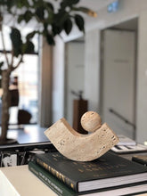 Load image into Gallery viewer, Equi -Travertine bookend