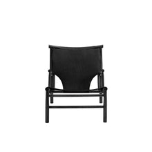 Load image into Gallery viewer, Samurai Lounge Chair in Sørensen Leather, Black