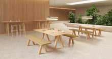 Load image into Gallery viewer, Trestle Table in Oak by John Pawson