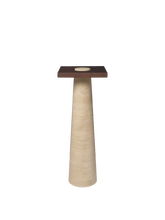 Load image into Gallery viewer, Grova Pedestal Travertine
