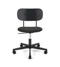Load image into Gallery viewer, Co Task Chair, Seat Upholstered w. black base
