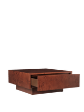 Load image into Gallery viewer, Burl Storage Coffee Table

