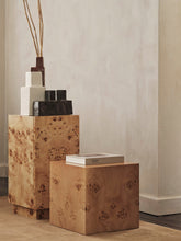 Load image into Gallery viewer, Burl Cube Side Table
