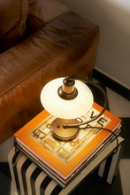 Load image into Gallery viewer, PH 2/2 Luna Aged Brass Opal Table Lamp
