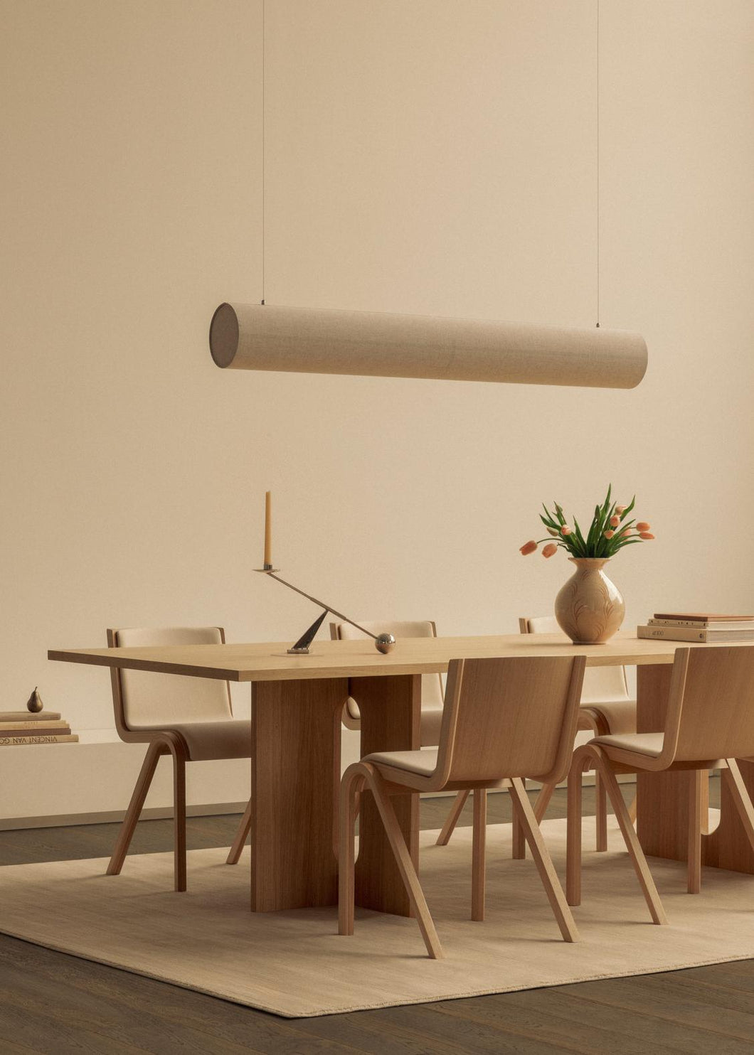 Hashira Linear Pendant Lamp, Raw