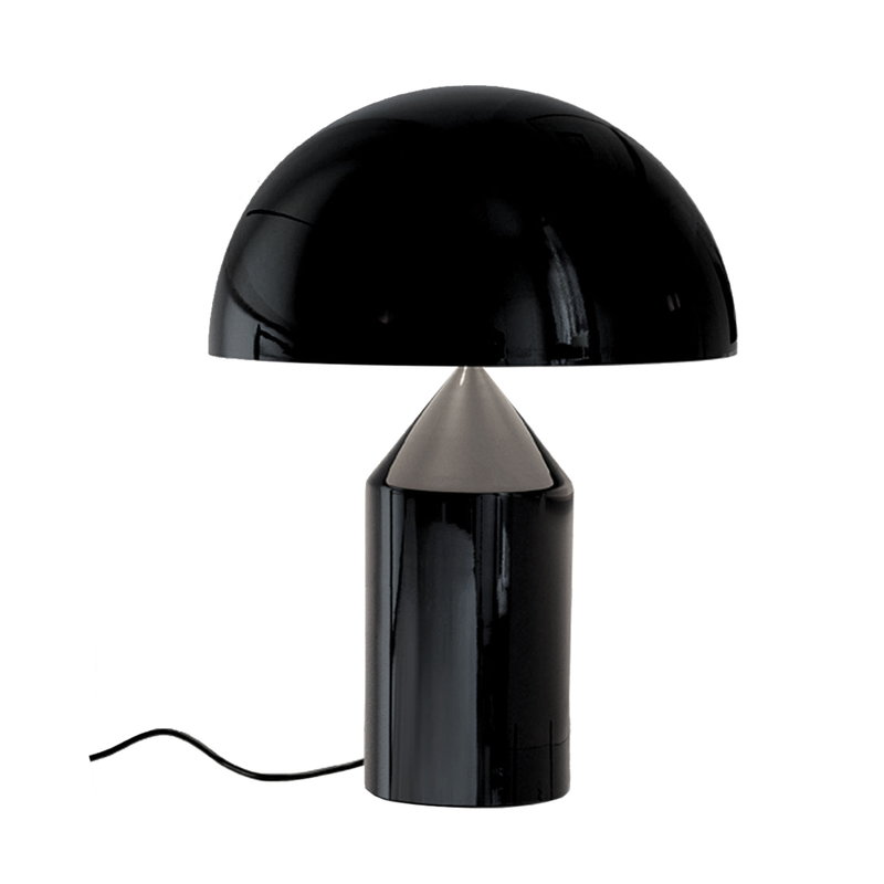 Atollo Black -Table Lamp by Oluce