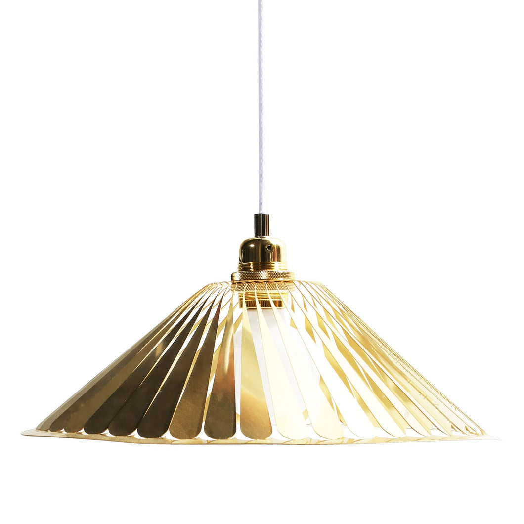 Propeller - Large Brass Lampshade