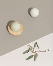Load image into Gallery viewer, Eucalyptus - Lemon Salt Soap Set Natural Round
