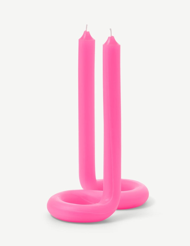 Twist Candle - Pink